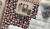 Luxury Abstract Geometric Contemporary Handmade Leather Tufted Rio Capella Beige/Brown Area Rug Carpet,safari area rug