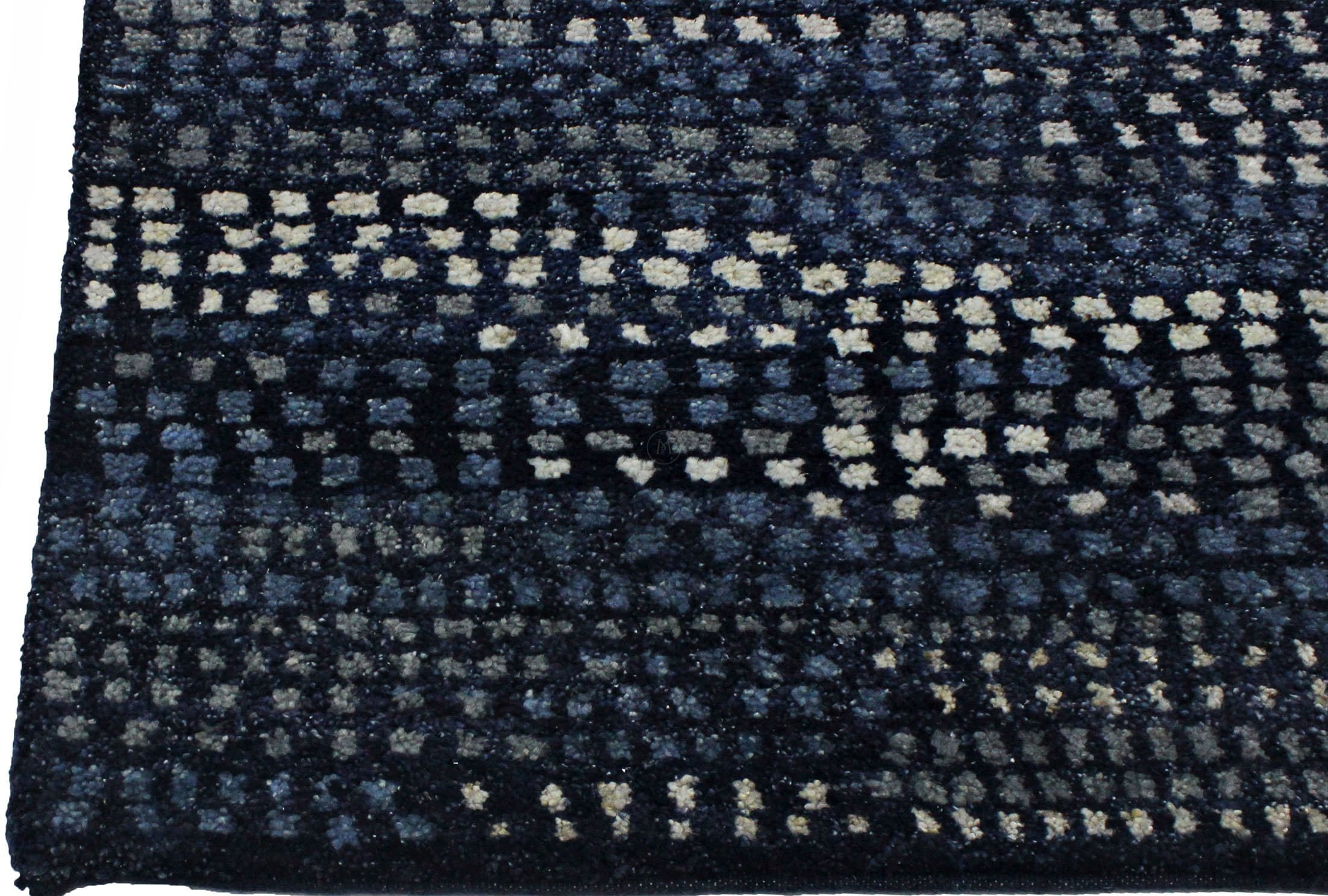 Luxury Moroc Modo Traditional Geometric Knotted Navy Area Rug Carpet,moroccan rugs,moroccan rugs dubai,moroccan rugs online