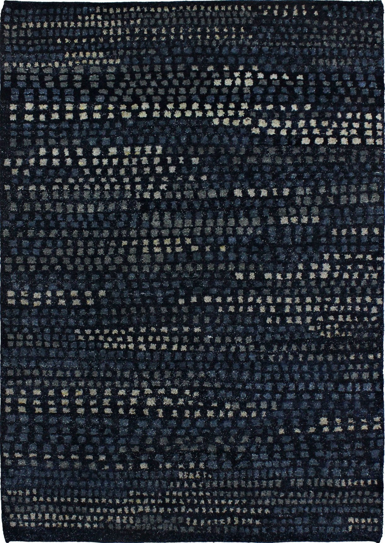 Luxury Moroc Modo Traditional Geometric Knotted Navy Area Rug Carpet,moroccan rugs,moroccan rugs dubai,moroccan rugs online