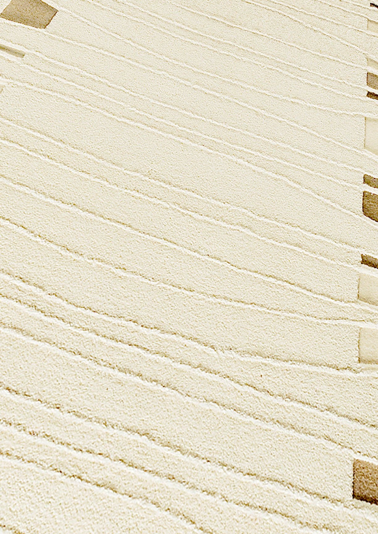 Contemporary Abstract Hand Tufted Blanc Jamaica White Area Rug Carpet