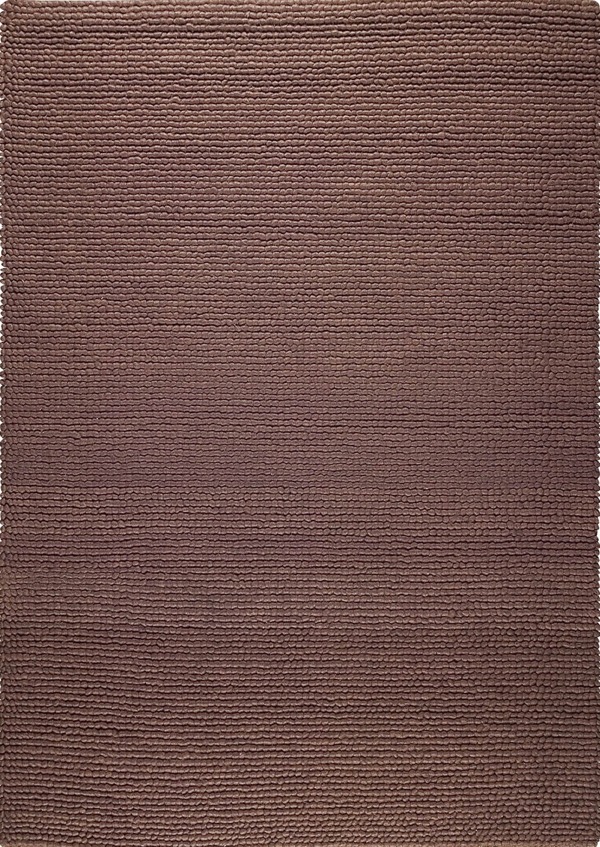 Hand-Woven Loop Texture look Ladhak Brown Area Rug Carpet