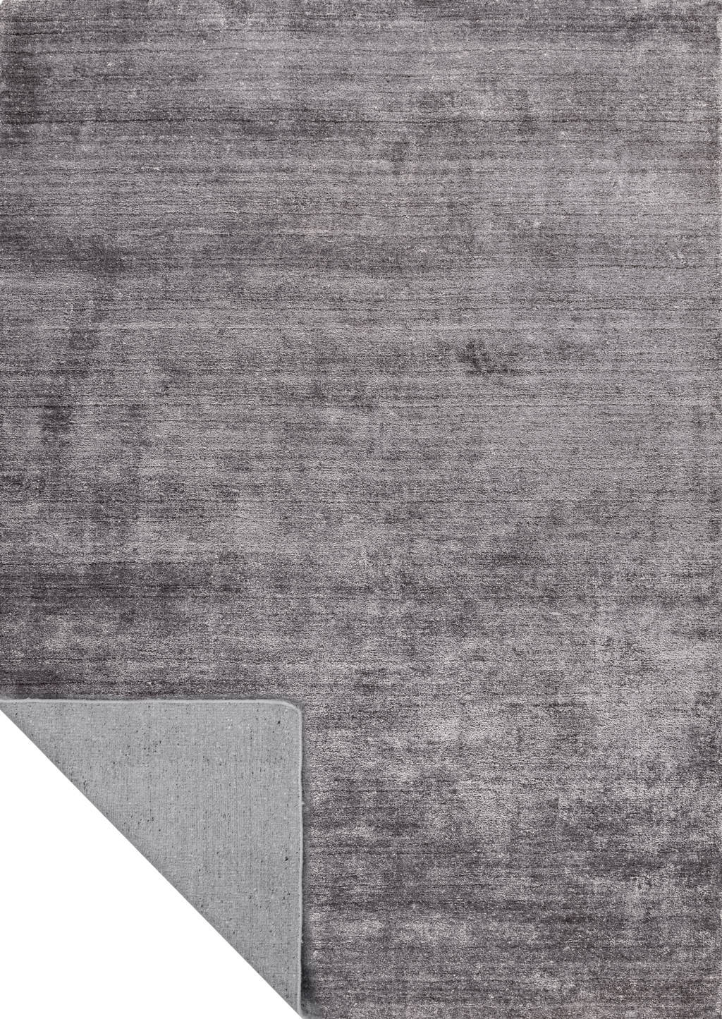 Silky Soft-feel Texture Solid Platinum bamboo Taupe Area Rug Carpet, natural area bamboo rugs