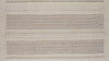 Hand-Knotted Pico Boston Striated Carpet Contemporary White Area Rug
