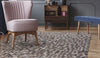 Luxury Geometric Contemporary Handmade Leather Gau Chess White Area Rug Carpet