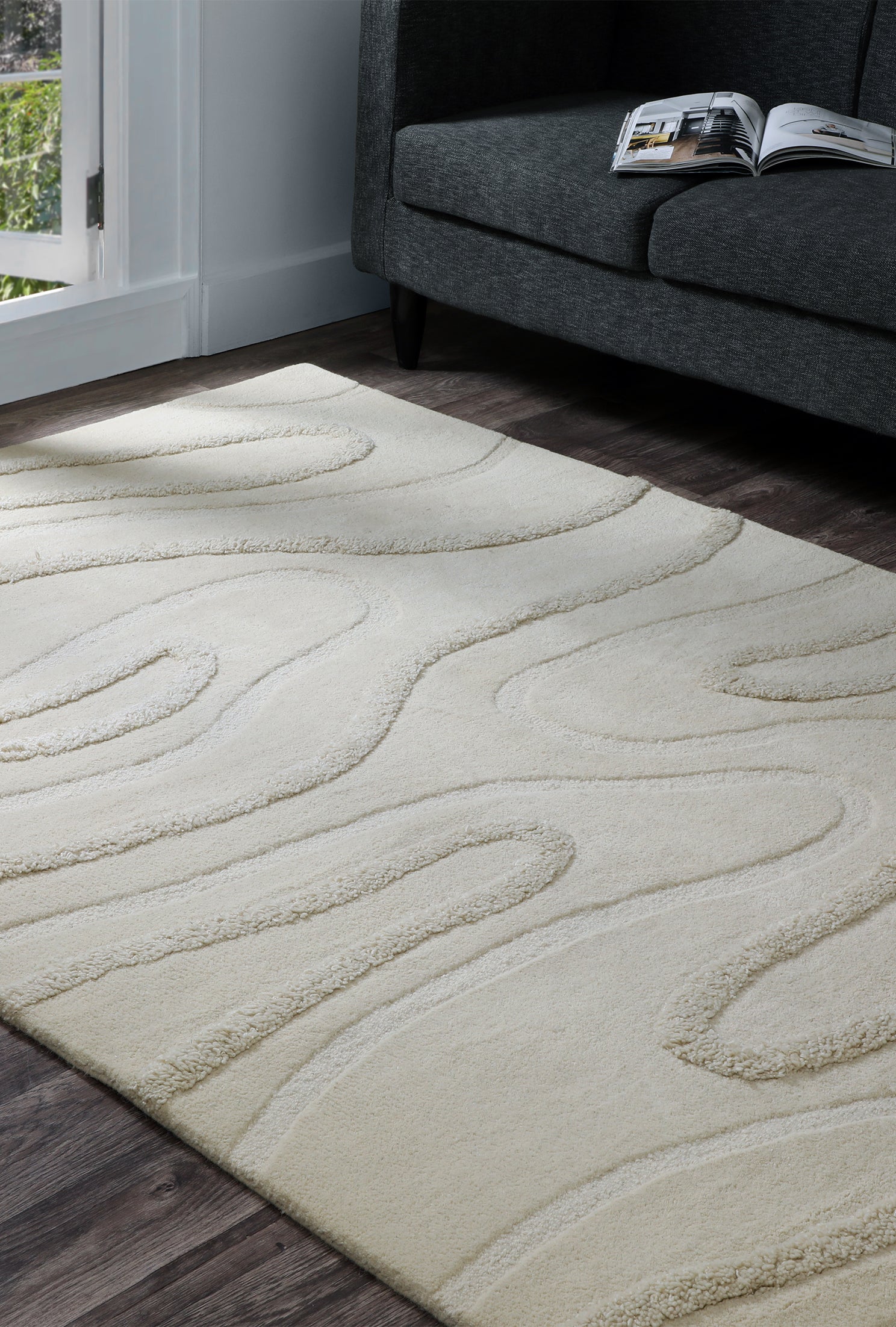 Blanc Agra Area Rug White – MAT Living