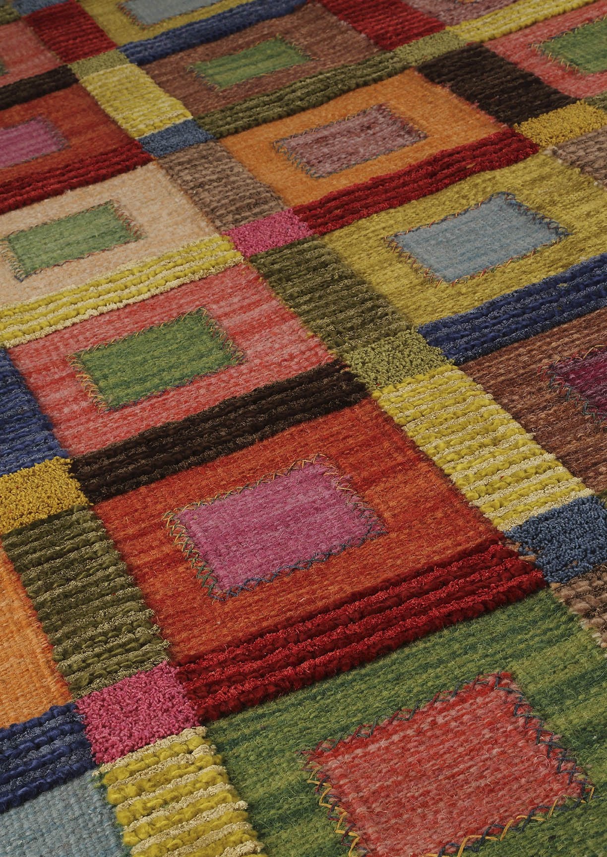 Surface Big Box Multicolor Wool Area Rug – MAT Living USA