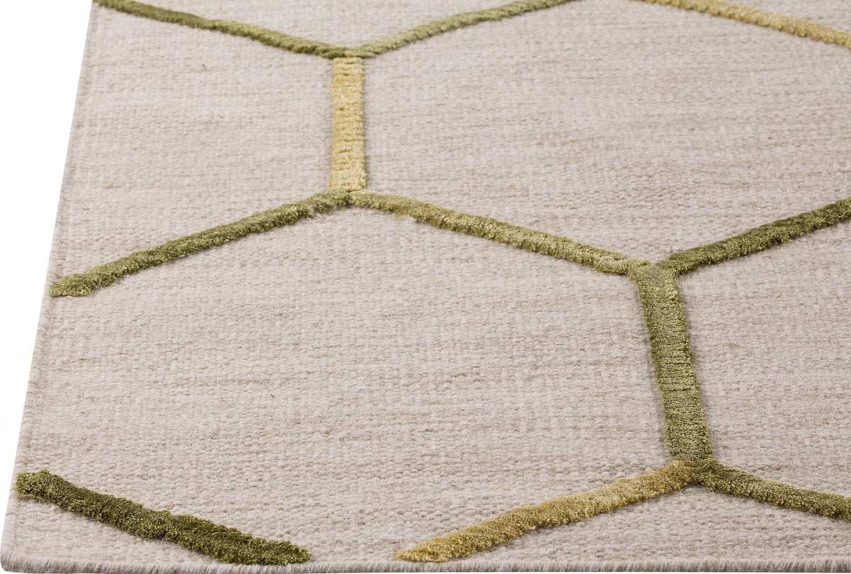 Buy Brown and Green Gold Area Rug Online MATLiving USA