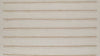 Hand-Knotted Striated Pico Chicago White Area Rug Carpet